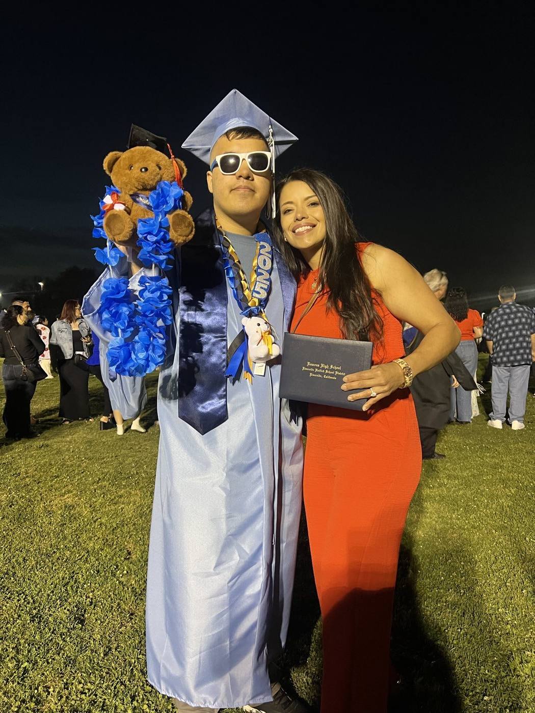Coach Zaide with her son Ethan